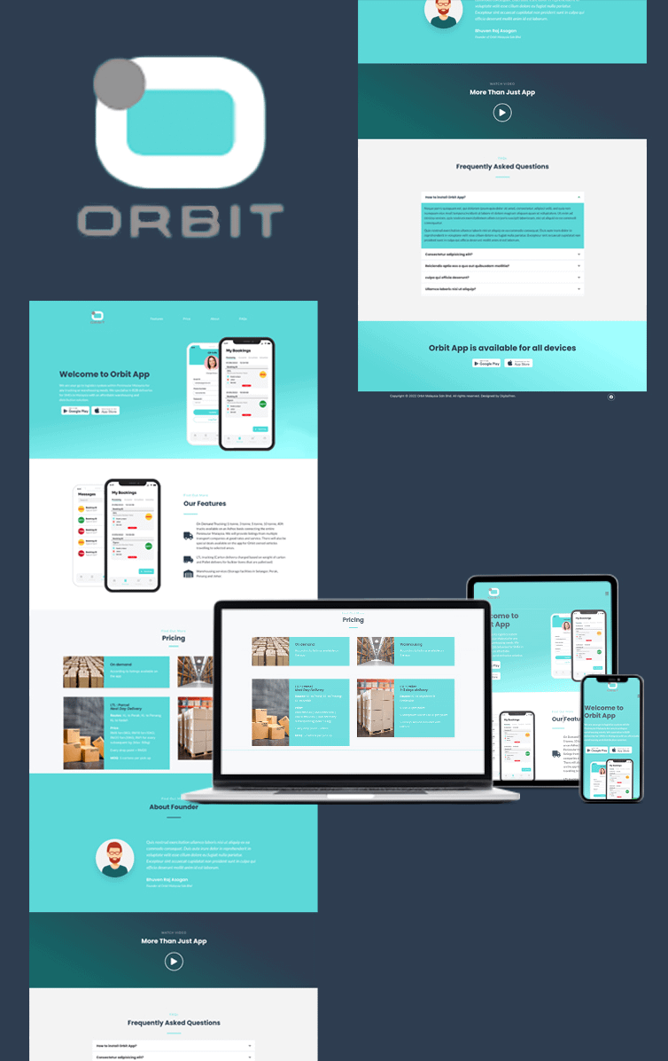 Orbit Homepage Portfolio